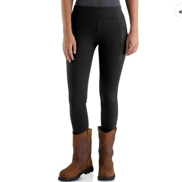 Carhartt Women's Force Lightweight Utility Legging in Black - Picture 1 of 9